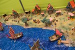 Diorama Los vikingos remontan el Ebro